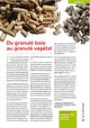 Du granulé bois au granulé végétal